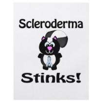 Scleroderma Stinks Skunk Awareness Design Custom Flyer