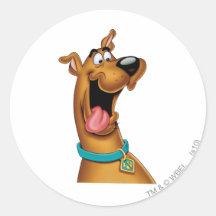Scooby Doo Airbrush Pose 15 Round Stickers