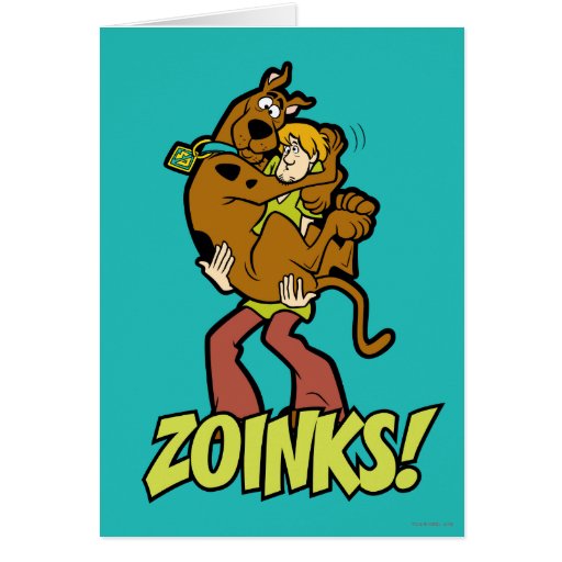 Scooby-Doo And Shaggy Zoinks! Card | Zazzle