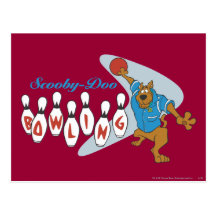 Scooby Doo "Bowling"1 Postcards