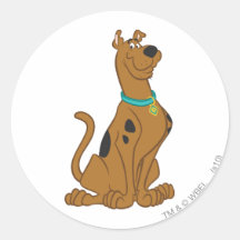 Scooby Doo Cuter Than Cute Pose 15 Round Sticker