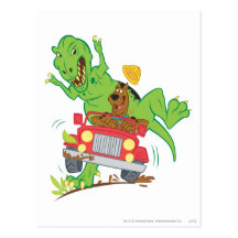 Scooby Doo Dinosaur Attack1 Postcards