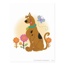 Scooby Doo Following Butterfly1 Post Card