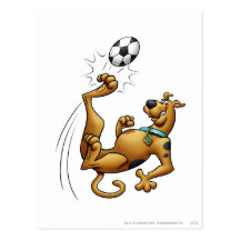 Scooby Doo Goal Sports Airbrush Pose 1 Post Card