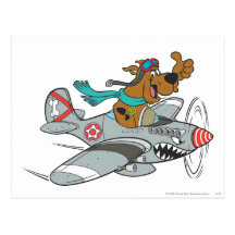 Scooby Doo Goal Transportation Pose 14 Postcard