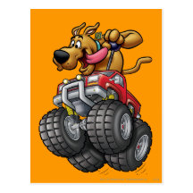 Scooby Doo Monster Truck1 Postcard