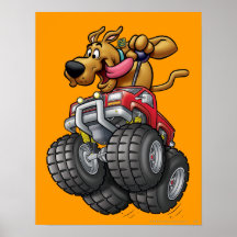 Scooby Doo Monster Truck1 Posters