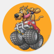 Scooby Doo Monster Truck1 Stickers