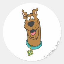 Scooby Doo Pose 14 Round Stickers