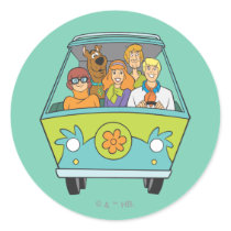 Scooby Doo Pose 71 Round Sticker