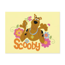 Scooby in Flowers Post Card