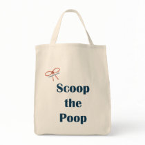 Scoop The Poop Reminders Canvas Bag