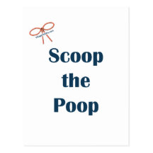 Scoop The Poop Reminders Postcards