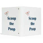 Scoop The Poop Reminders Vinyl Binder