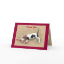 Scooter...Basset Hound Puppy...Thank You!...Card.