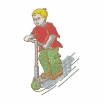 Scooter Boy embroidered shirts