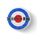 Scooter Boy Lambretta Pin buttons by PopGear Scooter Boy Lambretta Pin buttons