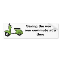 scooter commuter bumper stickers by essdesigns scooter commuter bumper stickers
