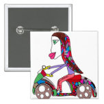 scooter girl button