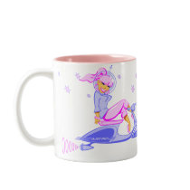 Scooter Girl Coffee Mug by painter_sf Scooter Girl Coffee Mug
