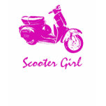scooter_girl_purple t-shirts