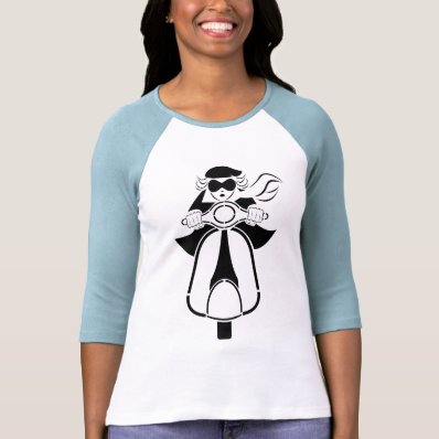 Scooter Girl T Shirts