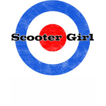 Scooter Girl Vespa t-shirts by PopGear Scooter Girl Vespa t-shirts