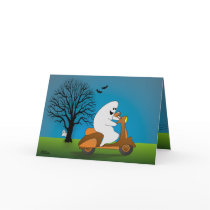 Scooter Halloween Card