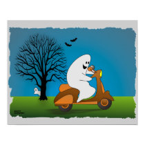 Scooter Halloween Poster posters by ScottInk Scooter Halloween Poster posters