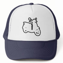 Scooter Hat by MPG_Scooter_Club Scooter Hat