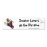 Scooter Lovers Fan Club Bumper Stickers