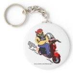 Scooter Lovers Fan Club Keychains
