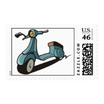 SCOOTER POSTAGE STAMPS by jumpsoverthemoon SCOOTER POSTAGE STAMPS