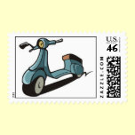 SCOOTER POSTAGE STAMPS stamps