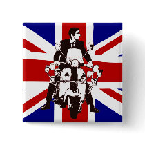 Scooter Rider UJ2 Pinback Button