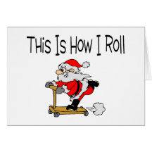Scooter Santa Card