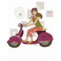 Scooter Sister T-Shirt by arncyn Scooter Sister T-Shirt