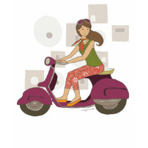 Scooter Sister T-Shirt by arncyn Scooter Sister T-Shirt