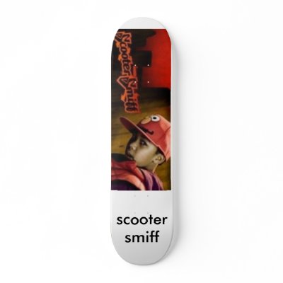 scooter sm, scootersmiff skate deck by scootersmiff