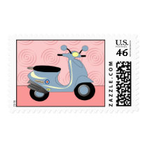 Scooter Trio Pink Postage postage