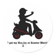 Scooter World Hardley stickers by ScottInk Scooter World Hardley stickers