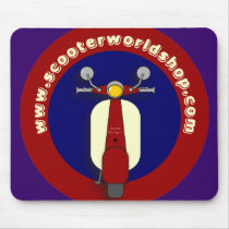 Scooter World Mousepad by ScottInk Scooter World Mousepad