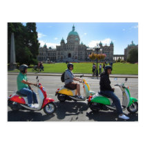 Scooters in Victoria Postcard postcards