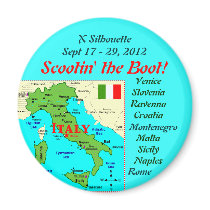 scootin'theboot fridge magnet