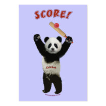 Score Cricket Panda Business Cards