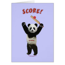 Score Cricket Panda Card