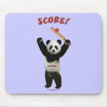 Score Cricket Panda Mousepad