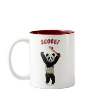 Score Cricket Panda Mug