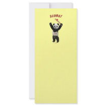Score Cricket Panda rack cards by HappyDoggies Score Cricket Panda rack cards