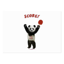 Score Panda Ping Pong Business Card